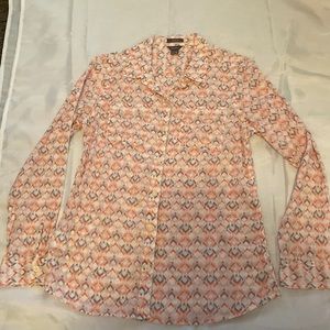 Eddie Bauer cotton gauze button down shirt